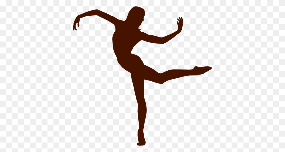 Dancer Posing Silhouette, Ballerina, Ballet, Dancing, Leisure Activities Free Png Download