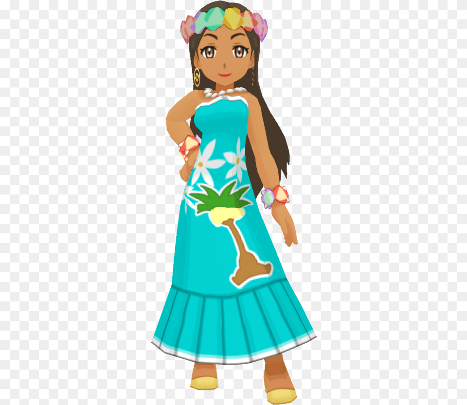 Dancer Trainer Class Leonhartimvu Wiki Fandom Pokemon Sun And Moon Dancer, Clothing, Dress, Child, Person Free Png