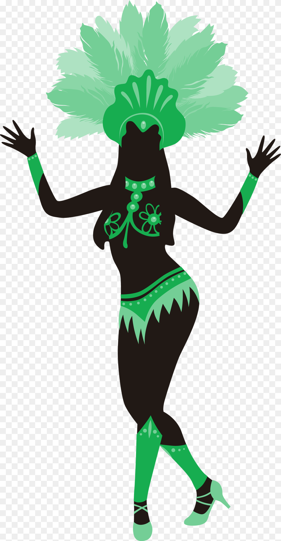 Dancer Vector Carnival Caribbean Carnival Dancer, Clothing, Costume, Dancing, Leisure Activities Png