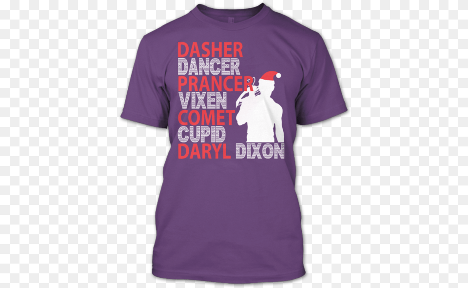 Dancer Vixen Cupid Daryl Dixon The Walking Dead T Shirt Oneplus Never Settle, Clothing, T-shirt, Animal, Bird Free Png Download
