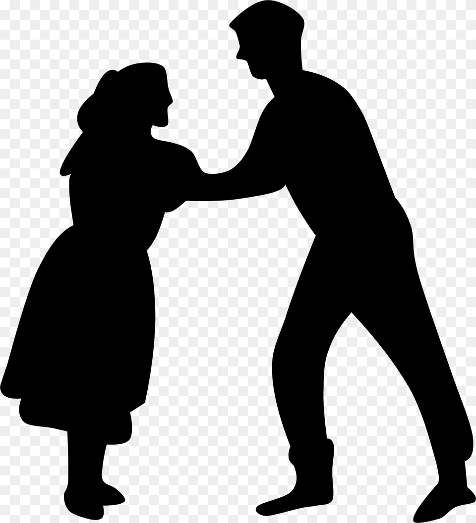 Dancers Dancing Couple Silhouette Dancing Clip Art, Adult, Male, Man, Person Free Png