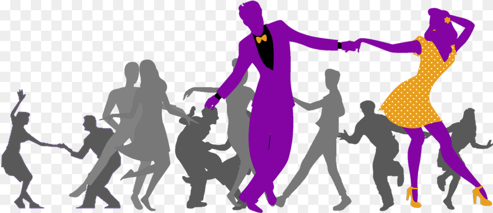 Dancers Illustration, Dancing, Leisure Activities, Person, Purple Free Transparent Png