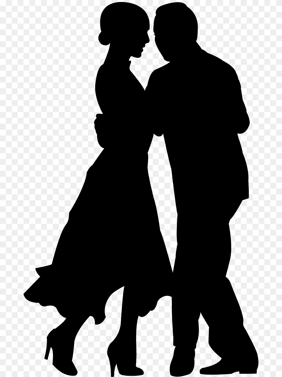 Dancers Silhouette, Person, Dancing, Leisure Activities, Adult Free Transparent Png