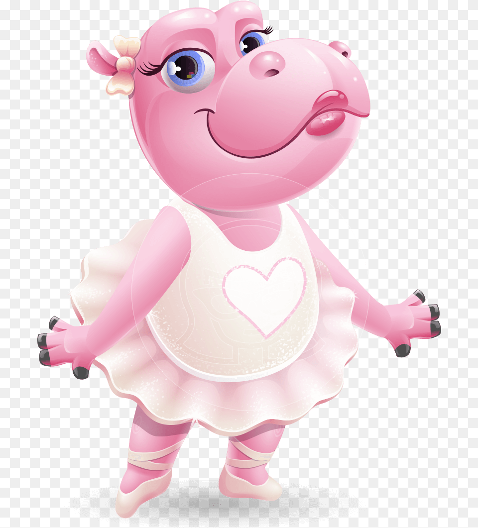 Dancing Animal Clipart Cartoon Images Of A Hippo, Leisure Activities, Person, Toy Png Image