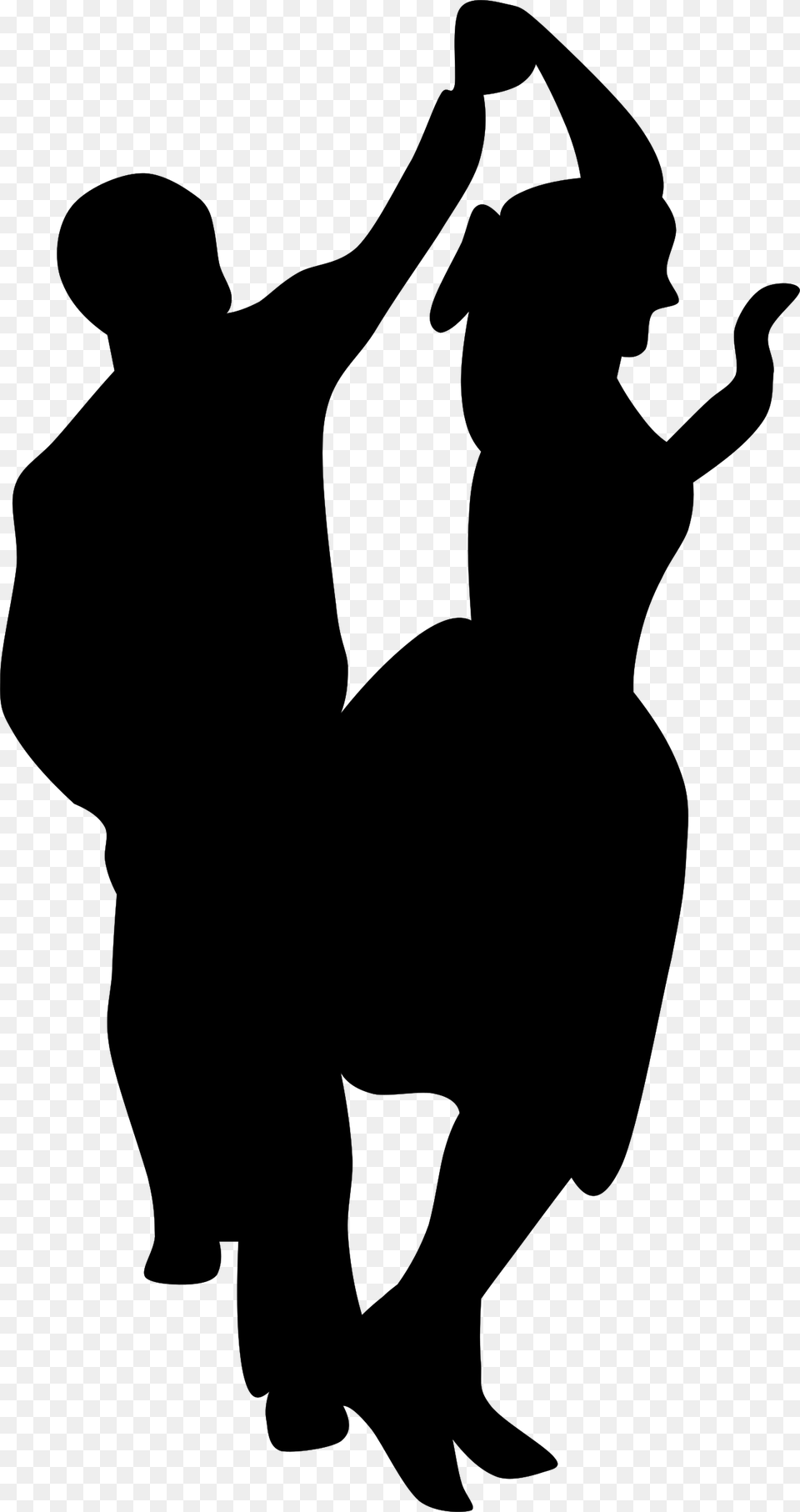 Dancing Clipart, Gray Png Image