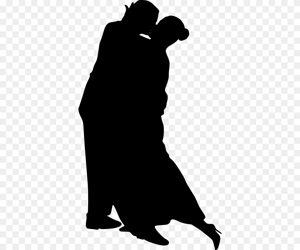 Dancing Couple, Gray Free Transparent Png