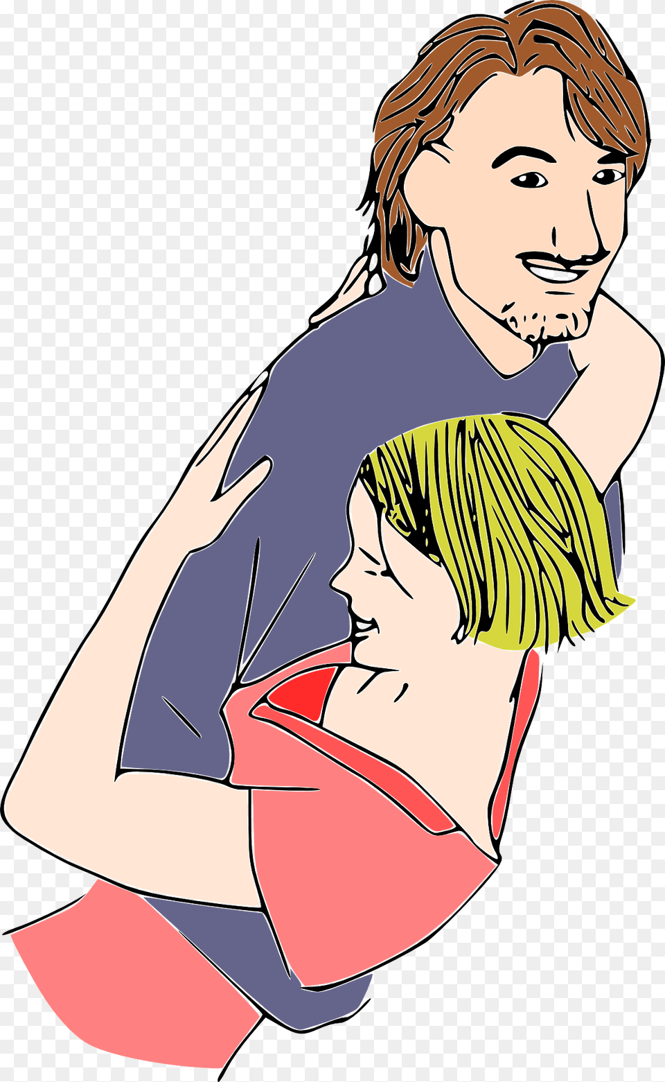 Dancing Couple Clipart, Book, Comics, Publication, Adult Free Transparent Png