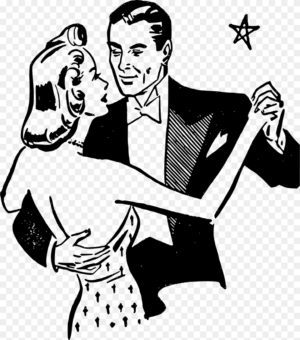 Dancing Couple Clipart, Leisure Activities, Person, Man, Male Free Png