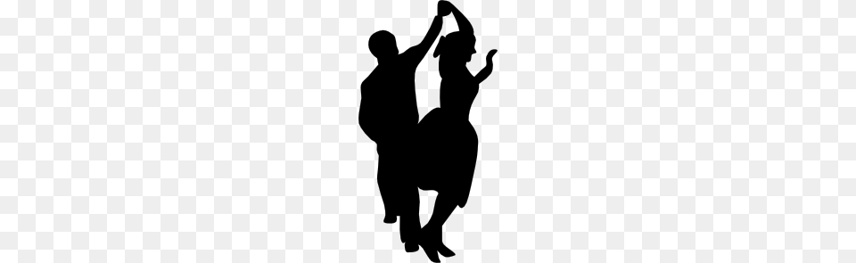 Dancing Couple Fifties Clip Art, Silhouette, Adult, Leisure Activities, Male Png Image