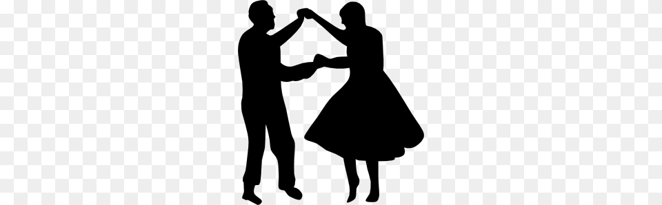 Dancing Couple Fifties Clip Art Cover Clip Art, Silhouette, Adult, Female, Male Png