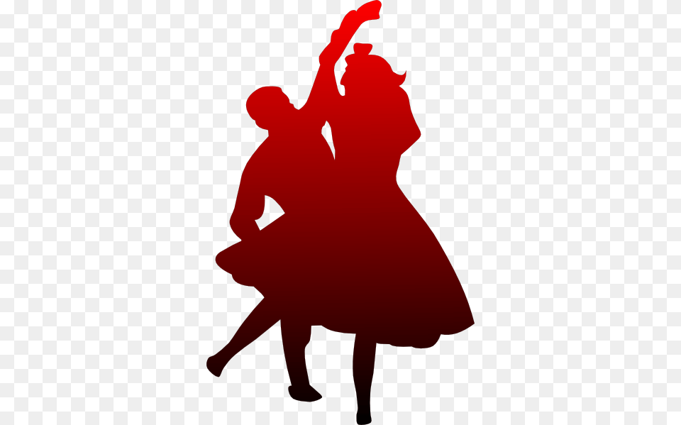 Dancing Couple In Red To Back Clip Art Glasses, Leisure Activities, Person, Silhouette, Dance Pose Free Png