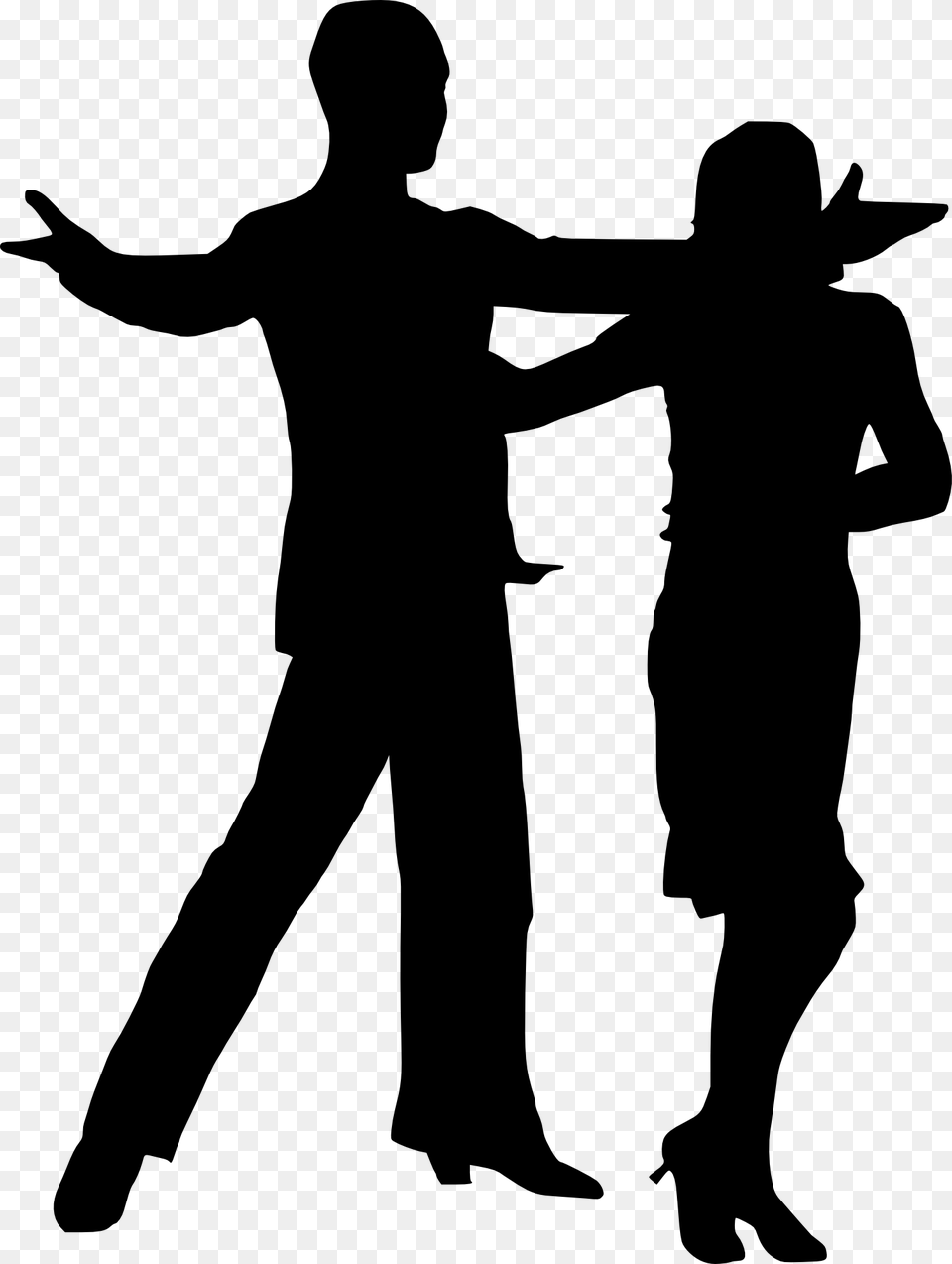 Dancing Couple Silhouette, Adult, Person, Male, Man Free Png Download