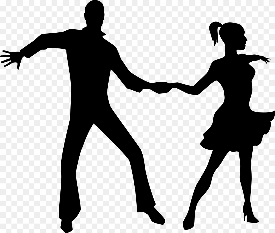 Dancing Couple Silhouette Transparent Clip Art Transparent Couples Kissing Silhouette, Lighting Free Png Download