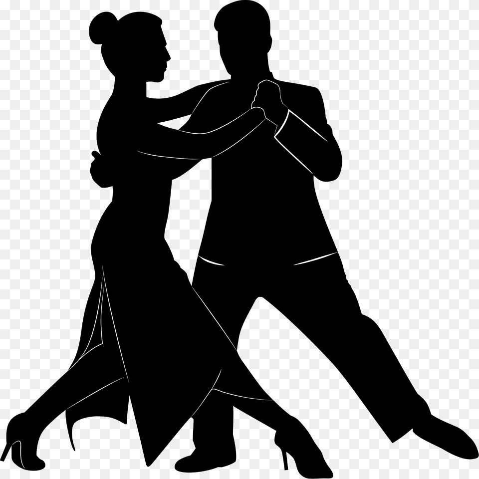 Dancing Couple Stencil Clipart, Dance Pose, Leisure Activities, Person, Tango Free Transparent Png