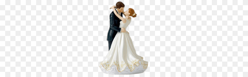 Dancing Couple Wedding Figurines, Clothing, Dress, Wedding Gown, Gown Png Image