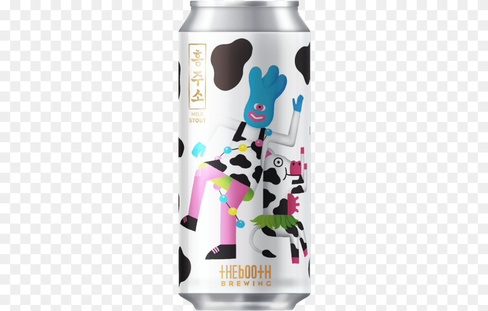 Dancing Cow Milk Stout Originally Launched By The Stout, Tin, Can, Bottle, Shaker Free Png
