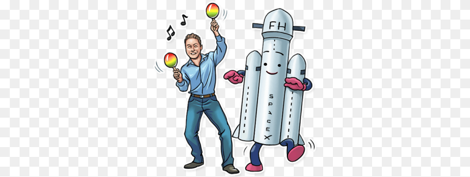 Dancing Elon Musk Party Ilon Mask Elon Musk Telegram Sticker, Juggling, Person Free Png Download