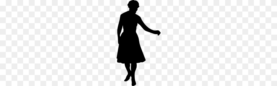 Dancing Gal Clip Art, Silhouette, Adult, Female, Person Png