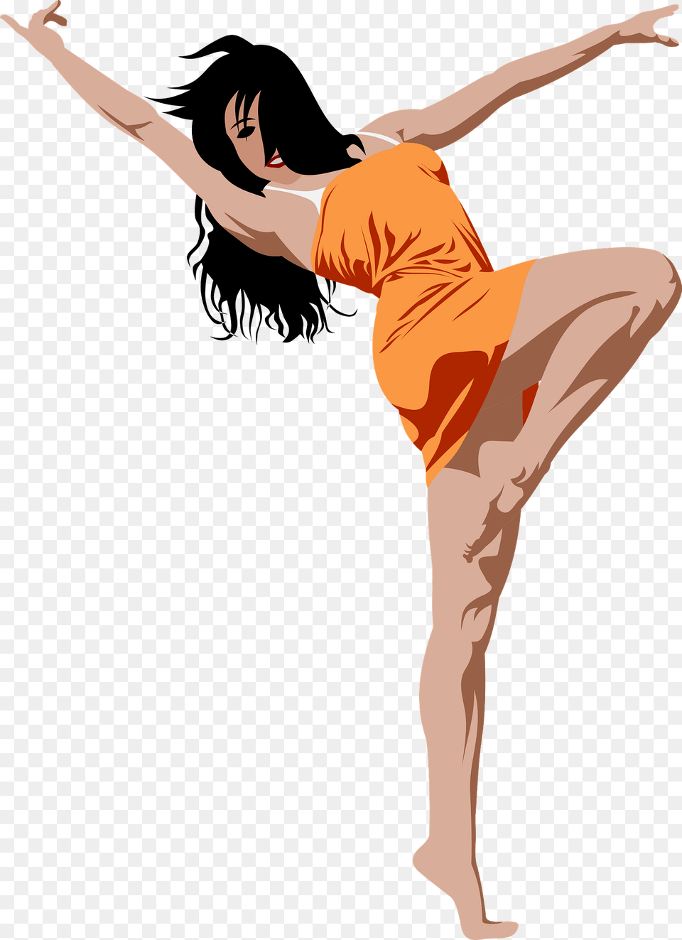 Dancing Girl Clipart, Person, Leisure Activities, Adult, Female Free Png