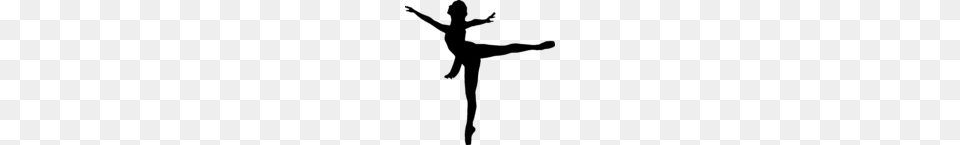 Dancing Girl Silhouette Clip Art M Dance, Gray Free Png Download