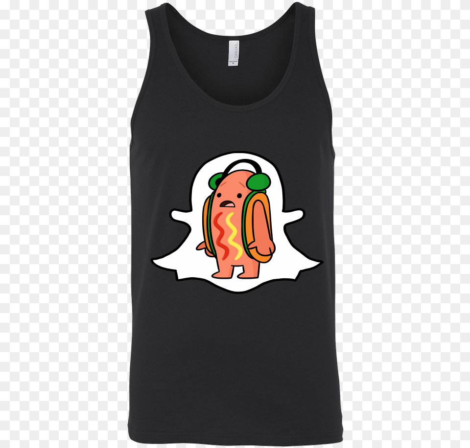 Dancing Hotdog Snapchat Filter Mask Funny Meme Social Shirt, Clothing, T-shirt, Tank Top, Baby Free Png Download