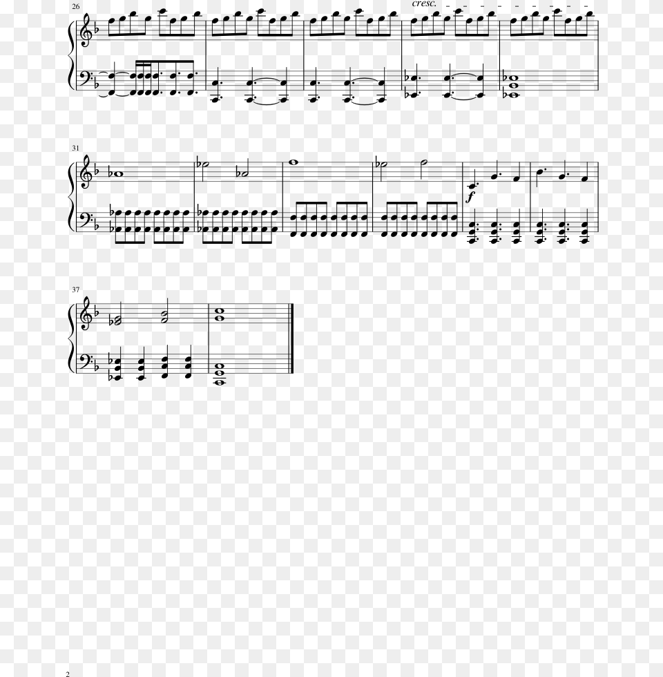 Dancing Line The Winter Sheet Music, Gray Free Png Download