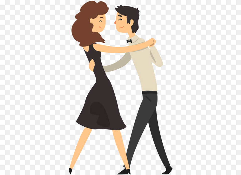Dancing Lover Cartoon, Person, Leisure Activities, Adult, Woman Png Image