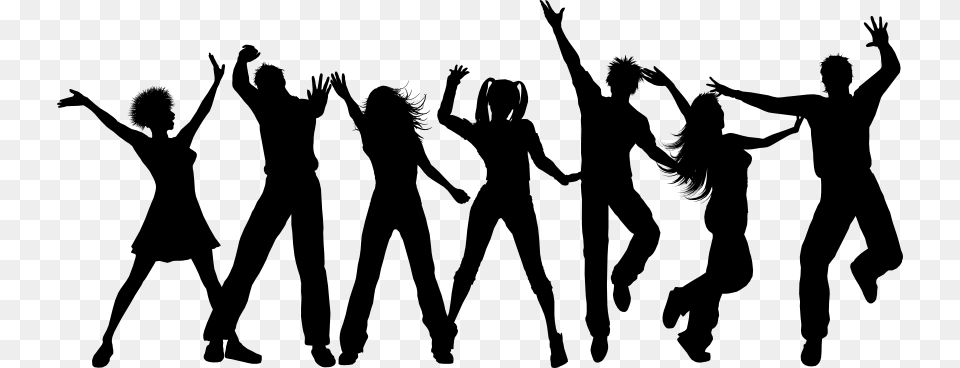 Dancing Party Silhouette, Adult, Person, People, Man Free Transparent Png