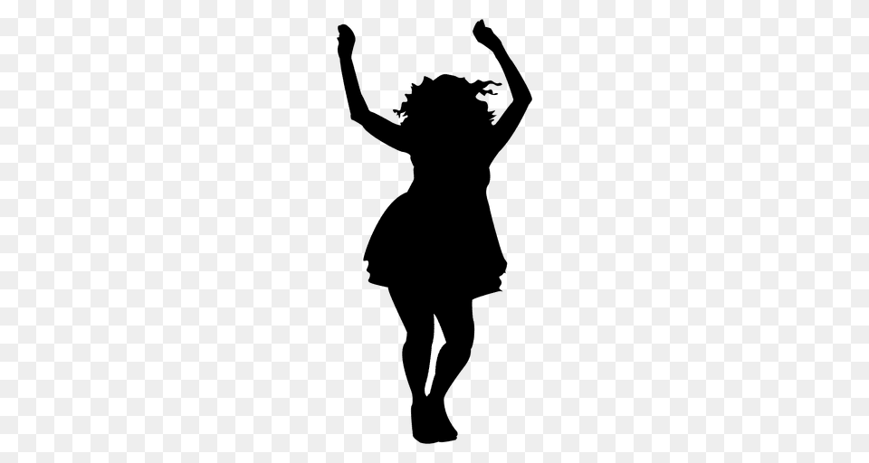 Dancing People Transparent Or To Silhouette, Child, Female, Girl Free Png Download