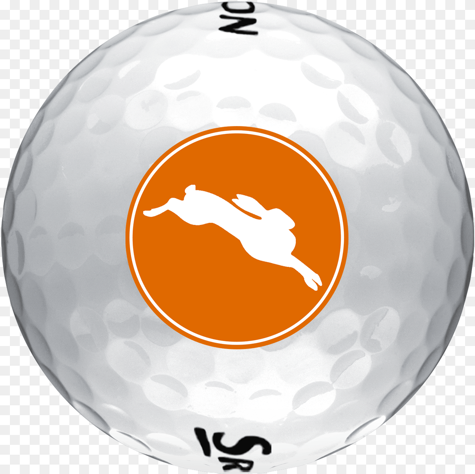 Dancing Rabbit Srixon Golf Ball, Golf Ball, Plate, Sport Png Image