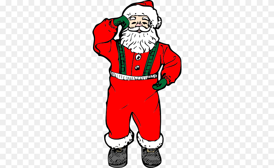 Dancing Santa Clip Art, Baby, Person, Face, Head Png Image