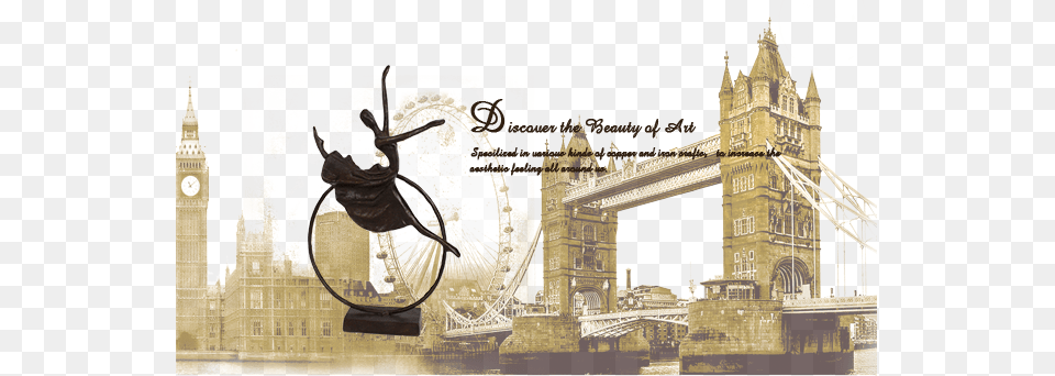 Dancing Sculpture Tower Bridge, City, Metropolis, Urban, Arch Free Png