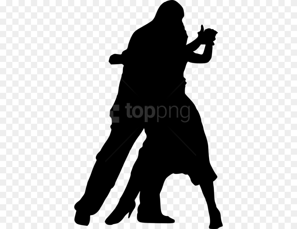 Dancing Silhouette Imagen De Danza En Blanco Y Negro, Adult, Female, Person, Woman Png Image