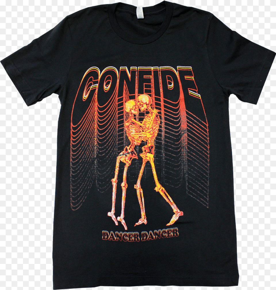 Dancing Skeleton, Clothing, T-shirt, Animal, Invertebrate Png Image