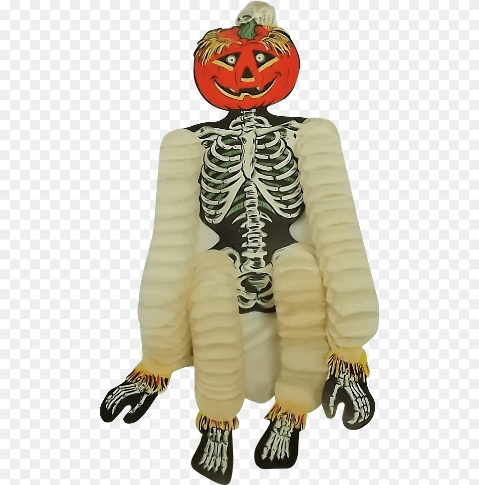 Dancing Skeleton With Jack O Lantern Halloween, Person, Cape, Clothing Free Png Download