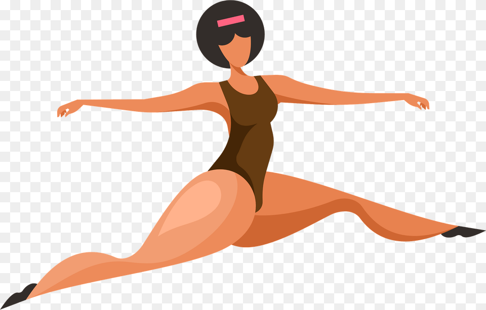 Dancing Woman Clipart, Clothing, Swimwear, Person, Leisure Activities Free Png