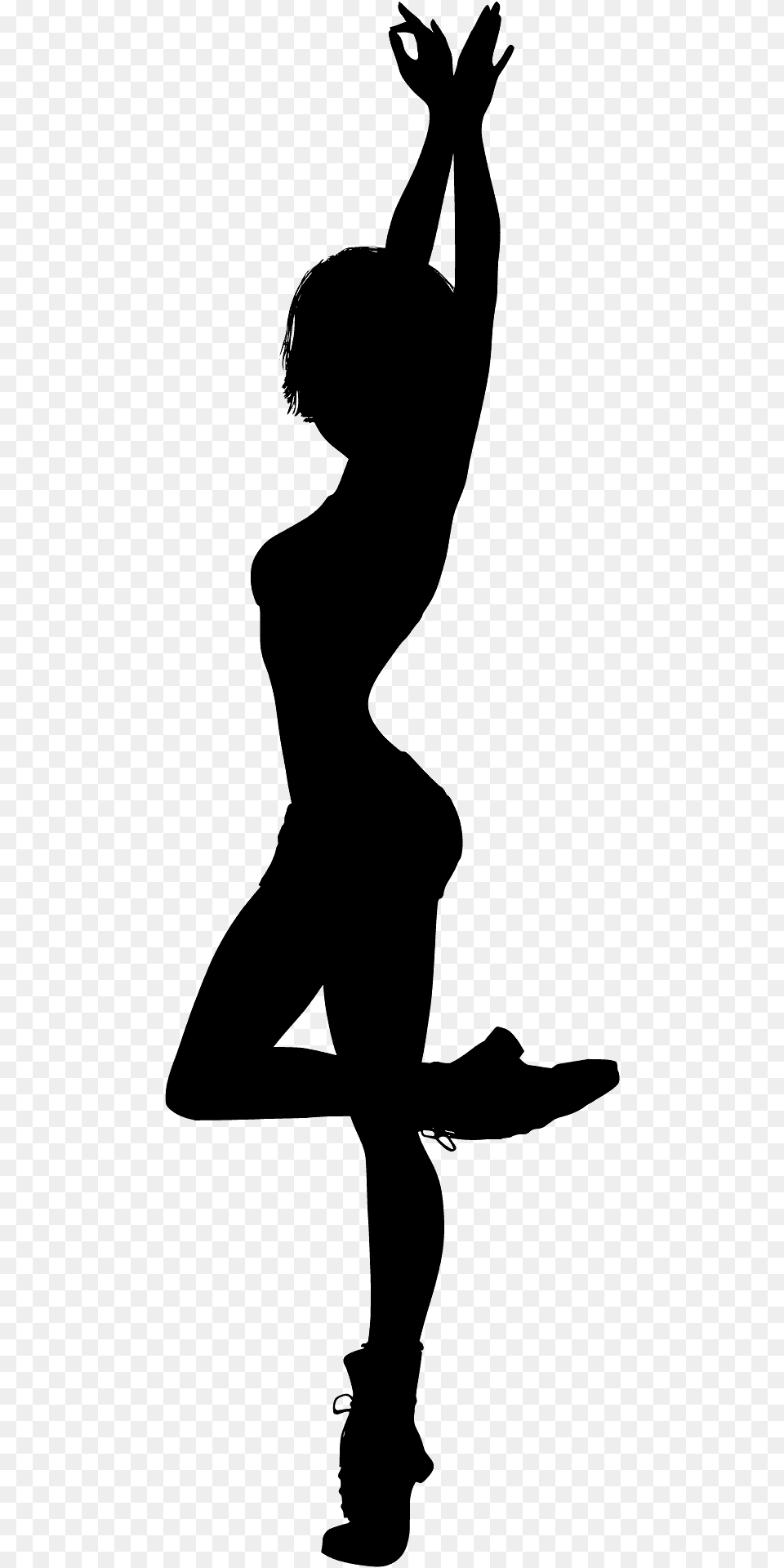 Dancing Woman Silhouette, Leisure Activities, Person, Clothing, Footwear Free Png Download