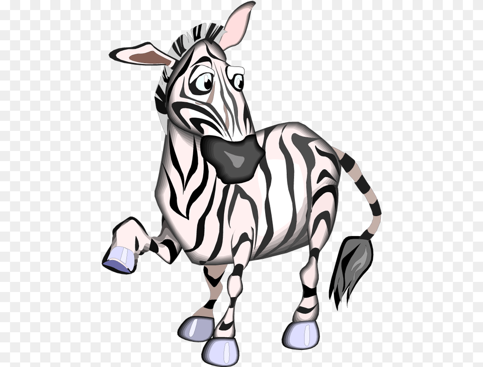 Dancing Zebra Cartoon Gif, Animal, Mammal, Baby, Face Free Png Download
