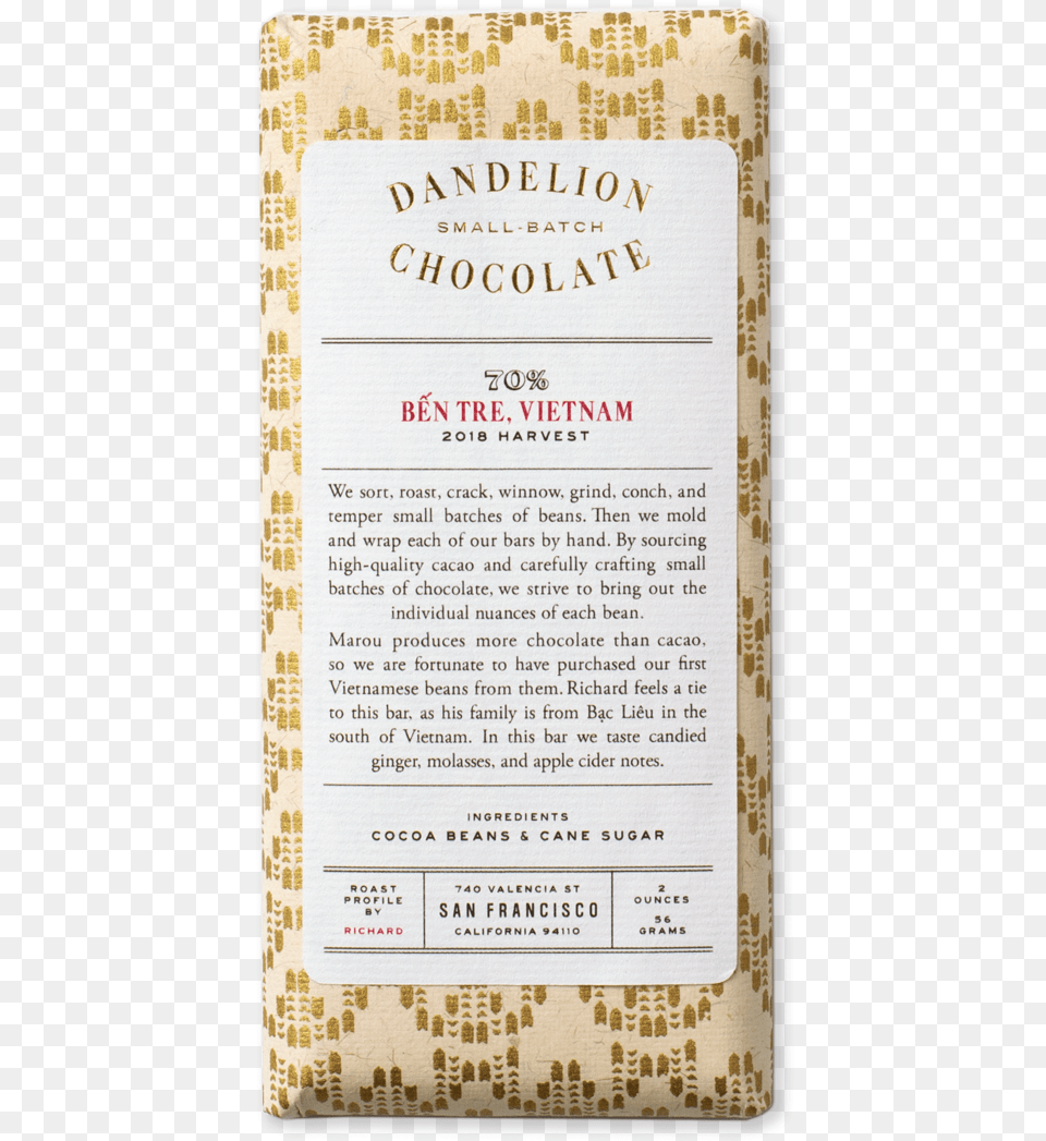 Dandelion Chocolate, Book, Page, Publication, Text Free Png