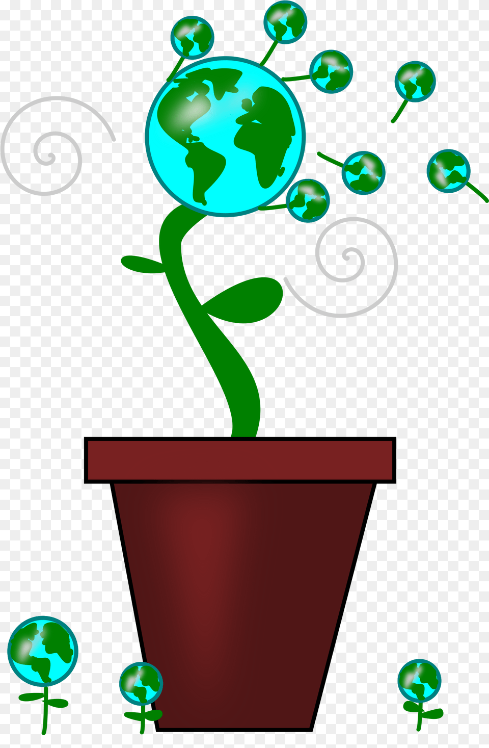 Dandelion Earth Clip Arts Clip Art, Green, Plant, Potted Plant Png