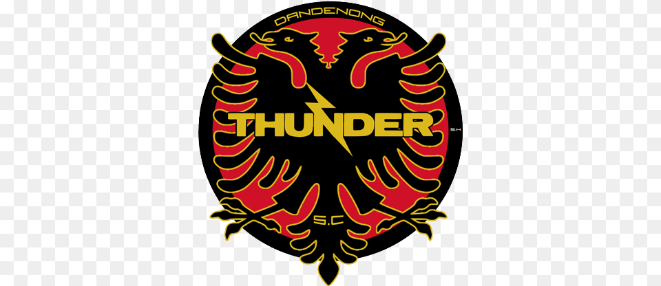 Dandenong Thunder Sc Dandenong Thunder, Emblem, Symbol, Logo, Dynamite Free Transparent Png