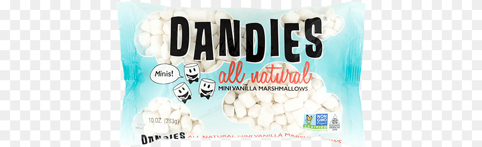 Dandies All Natural Mini Marshmallows Vanilla, Gum, Birthday Cake, Cake, Cream Png