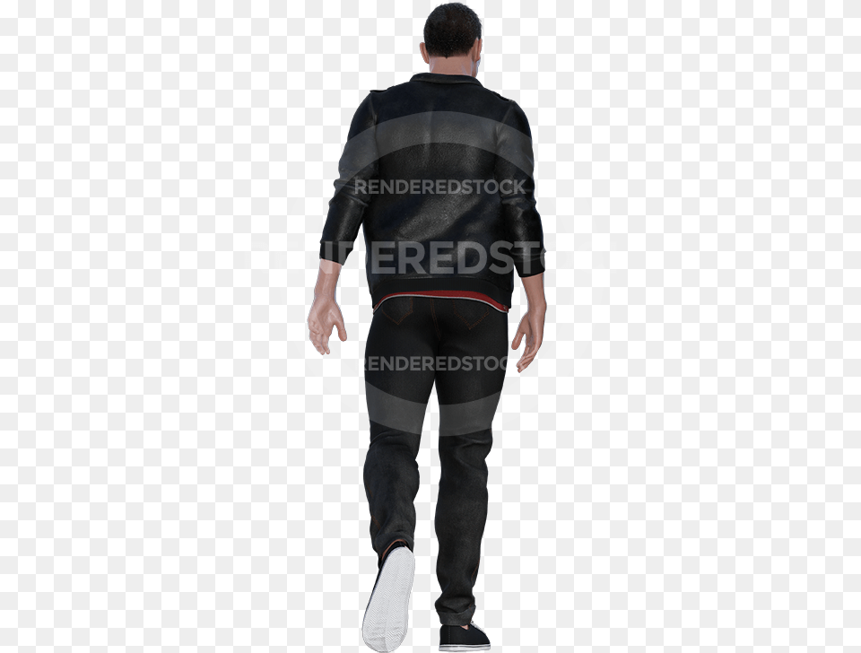 Dane 004 Casual Male Walking Away Low Angle Dry Suit, Clothing, Coat, Jacket, Adult Free Png Download