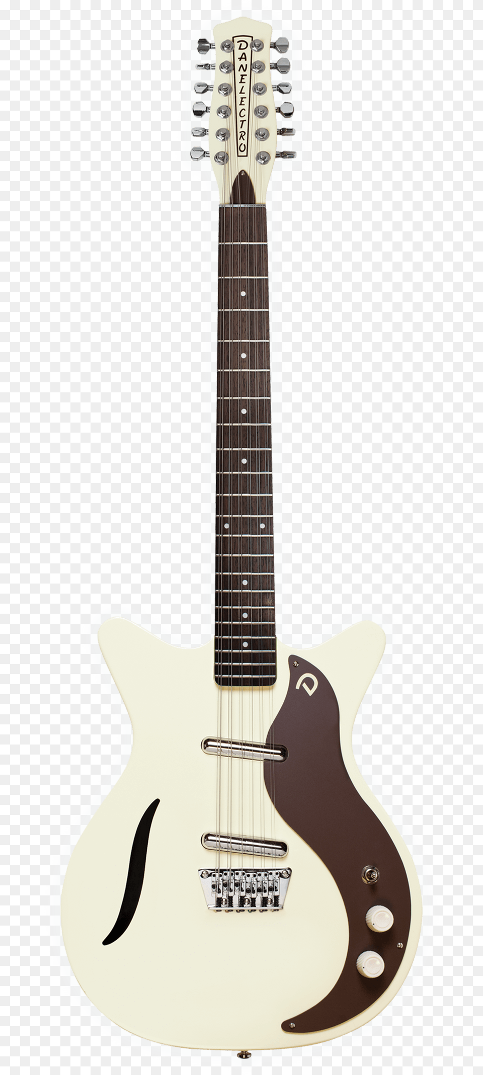 Danelectro Vintage 12 String White, Electric Guitar, Guitar, Musical Instrument Free Transparent Png