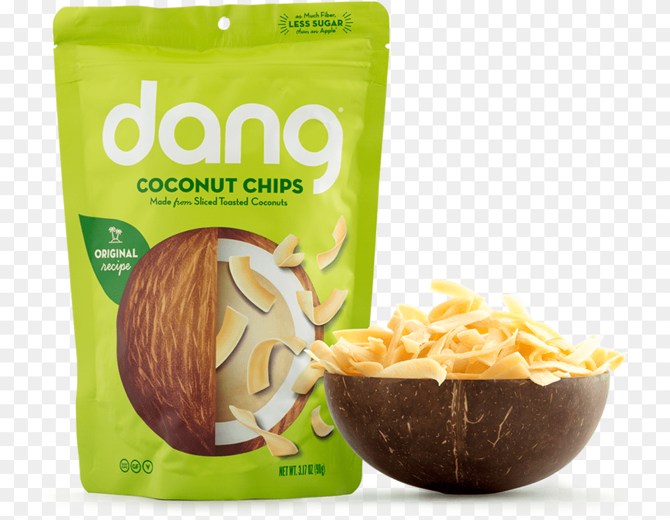 Dang Coconut Chips Macros, Food, Fruit, Plant, Produce Png Image