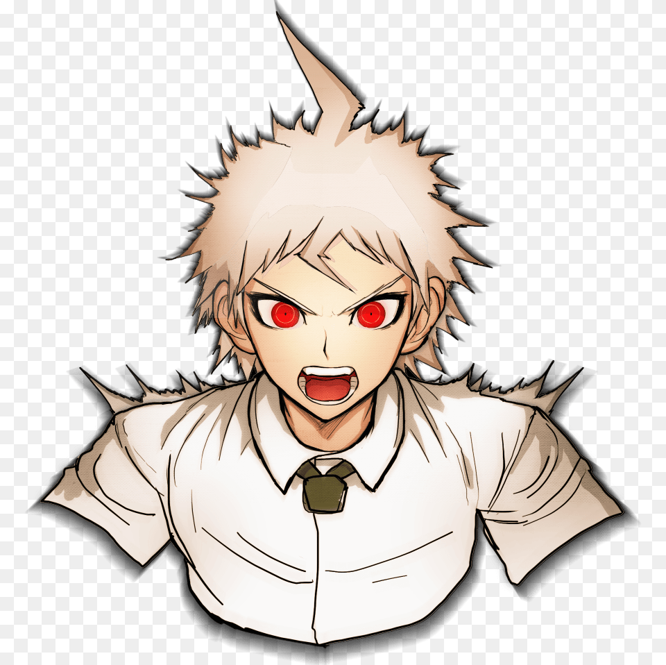 Danganronpa 2 Hajime Hinata Objecting Sprite Hajime Hinata Awake Sprites, Book, Comics, Publication, Baby Free Png Download