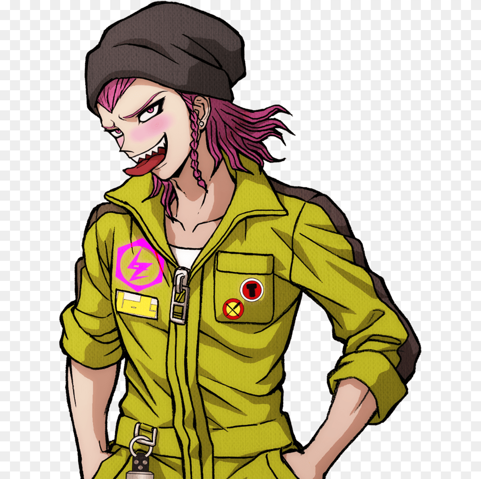 Danganronpa 2 Kazuichi Sprites Download Kazuichi Soda Sprites, Adult, Publication, Person, Female Png