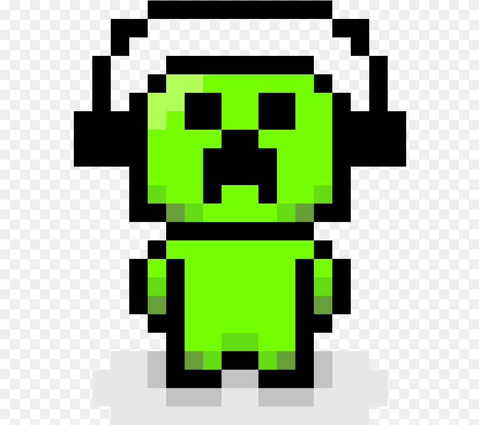 Danganronpa 8 Bit Sprite Base Clipart Pixel Art Creeper, Green Png