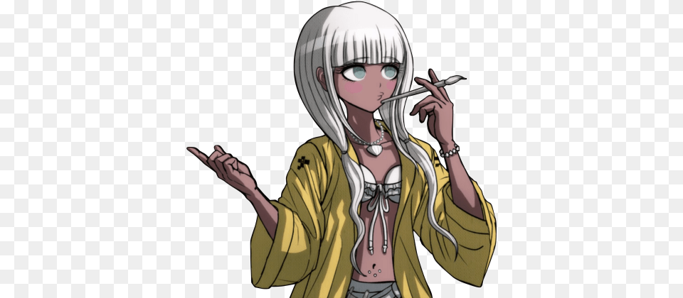 Danganronpa Angie Sprites, Adult, Book, Comics, Female Free Png Download