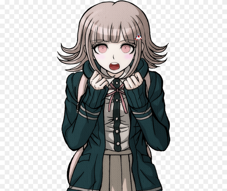 Danganronpa Chiaki Sprites, Book, Comics, Publication, Person Free Png Download